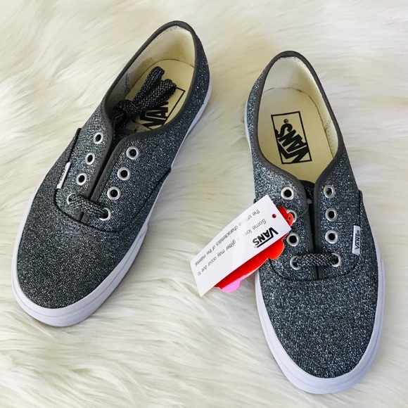 VANS Authentic Glitter Skate Shoes - Picture 3 of 4